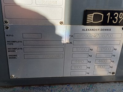 Lot 50 - 2011 (60 Plate) Alexander Dennis Enviro 200 26 Seat Service Bus Euro 5