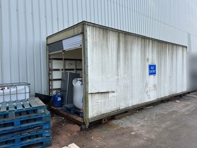 Lot 90 - Demount Box Trailer