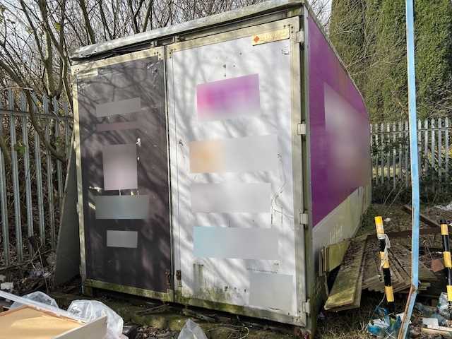 Lot 98 - Demount Box Trailer