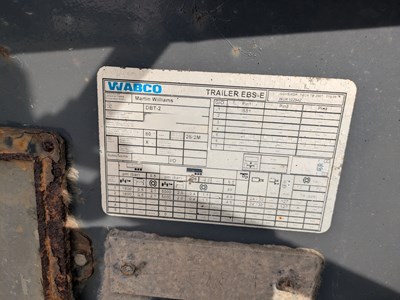 Lot 86 - 2017 Martin Williams DBT-2 Drawbar Demount Trailer