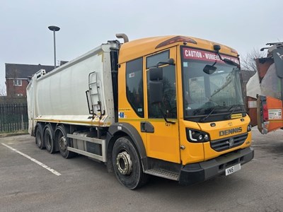 Lot 8 - 2016 Dennis Elite 6 8x4 Refuse Collection Vehicle Euro 6