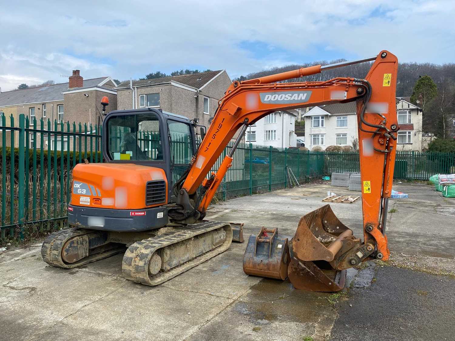 Lot 47 - 2014 Doosan DX63-3 Mini 6T Crawler Excavator Digger