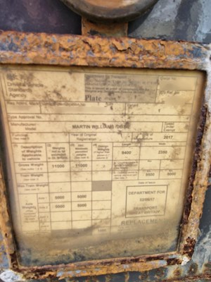 Lot 87 - 2017 Martin Williams DBT-2 Trailer