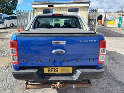 Lot 58 - 2018 Ford Ranger Limited 4x4 TDCI Double Cab Pick-Up Euro 6 NO VAT