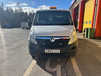 Lot 12 - 2017 (67 Plate) Vauxhall Movano L3H1 F3500 CDTI Cage Tipper Euro 6