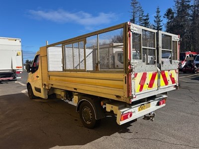 Lot 12 - 2017 (67 Plate) Vauxhall Movano L3H1 F3500 CDTI Cage Tipper Euro 6