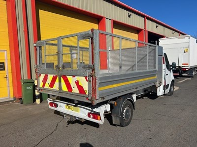 Lot 12 - 2017 (67 Plate) Vauxhall Movano L3H1 F3500 CDTI Cage Tipper Euro 6