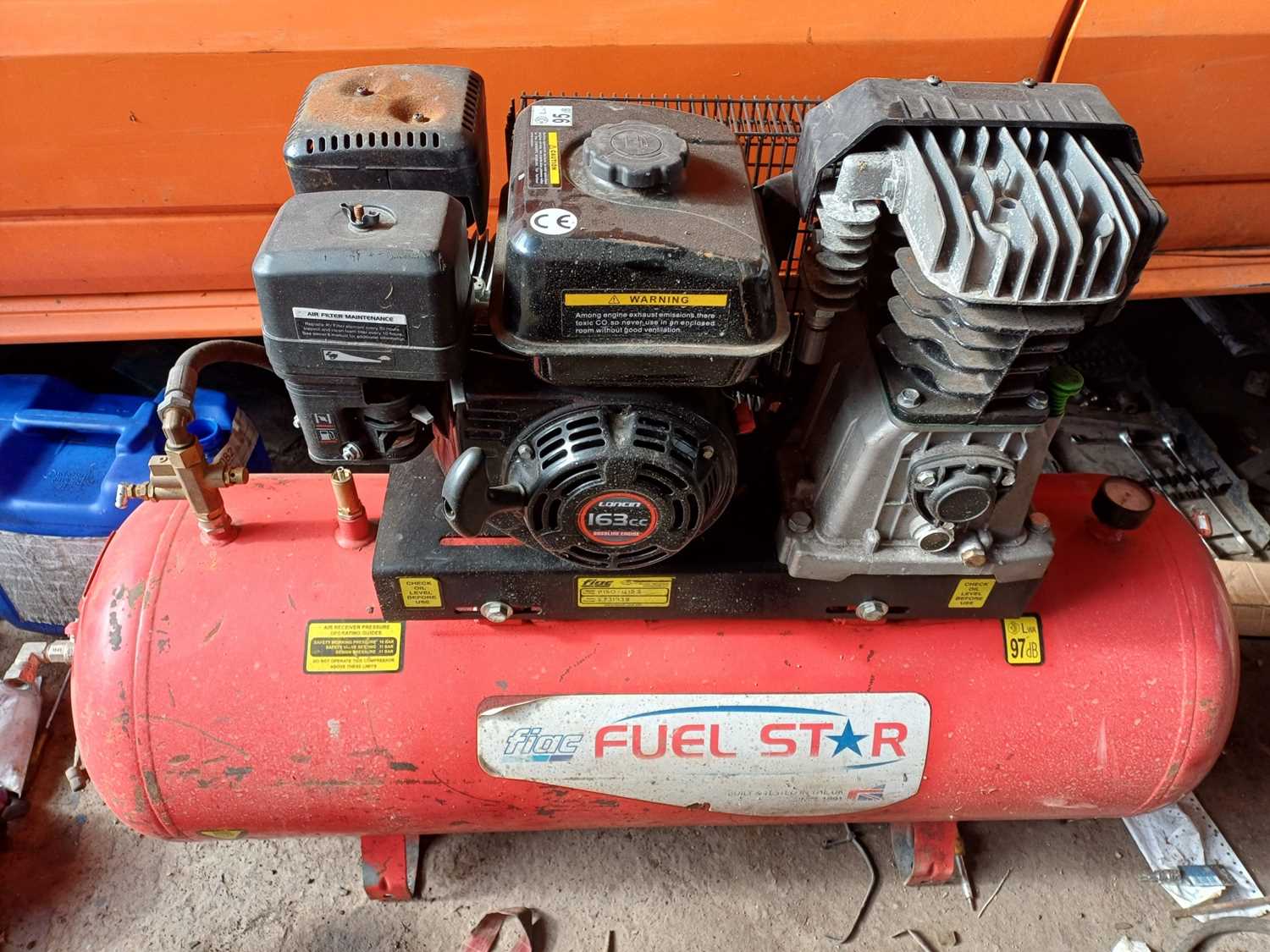 Lot 66 - 2017 FIAC Fuel Star Petrol Air Compressor 5.5HP 150L