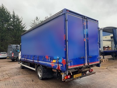 Lot 43 - 2014 DAF LA LF 45 Truck with Curtainsided Body Euro 5b