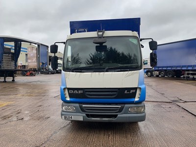 Lot 43 - 2014 DAF LA LF 45 Truck with Curtainsided Body Euro 5b