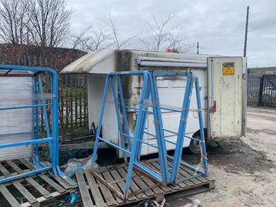 Lot 56 - Ex Security Box Trailer