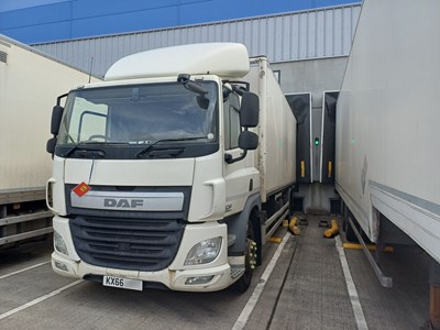 Lot 7 - 2013 (63 Plate) DAF FA CF65 4X2 Rigid Box Euro 6