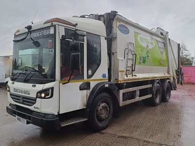 Lot 10 - 2016 Dennis Elite 6 6x4 Refuse Collection Vehicle Euro 6