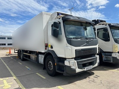 Lot 14 - 2016 Volvo FE 280 rigid fridge box Euro 6 NON RUNNER