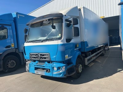 Lot 17 - 2017 (67 Plate) Renault D16 rigid box Euro 6