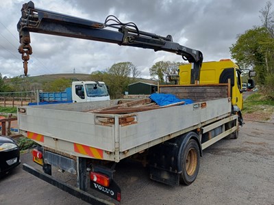 Lot 28 - 2007 Volvo FL-240 4x2 Dropside With Hiab Crane Euro 4