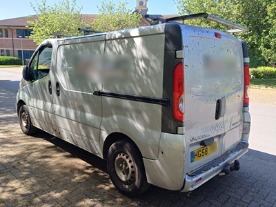 Lot 32 - 2009 (58 Plate) Vauxhall Vivaro Sportive CDTI SWB Panel Van Euro 4