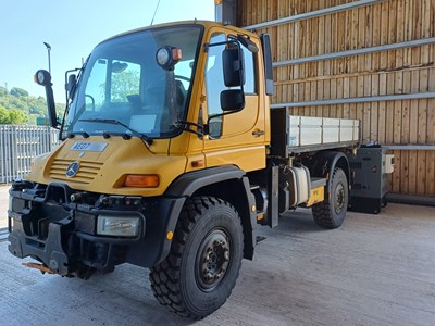 Lot 18 - 2007 Mercedes Unimog All Terrain Utility AWD Tipper Vehicle Euro 4