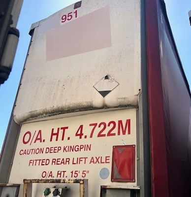 Lot 78 - 2013 SDC Lawrence David Curtainside Trailer