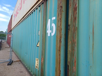 Lot 53 - 45 Shipping Container