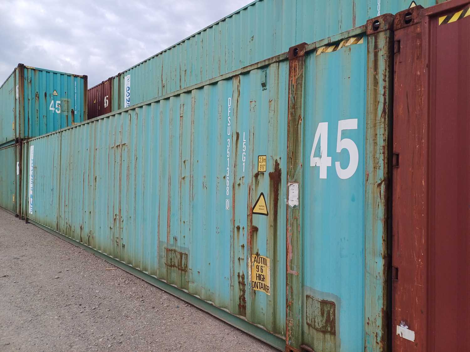Lot 116 - 45 Shipping Container
