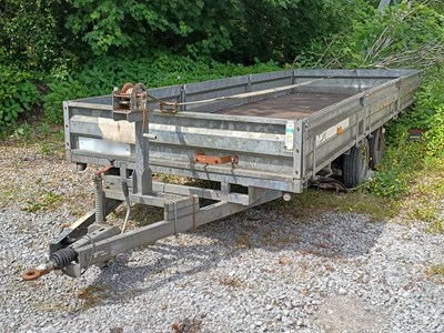 Lot 48 - Indespension Challenger 3500kg Tandem Axle Dropside Trailer