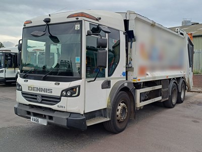 Lot 13 - 2017 (66 Plate) Dennis Eagle Elite 6 6x2 Refuse Vehicle Euro 6