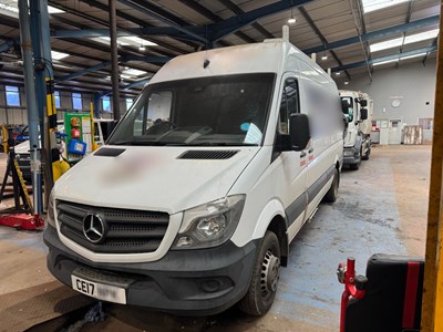 Lot 8 - 2017 Mercedes Sprinter 514CDI Mobile Library / Events Panel Van Euro 6