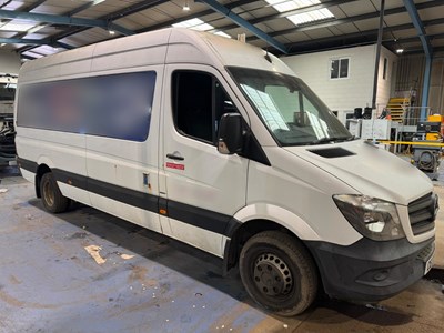 Lot 8 - 2017 Mercedes Sprinter 514CDI Mobile Library / Events Panel Van Euro 6