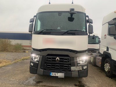 Lot 22 - 2017 (67 Plate) Renault T480 6x2 Tractor Unit Euro 6