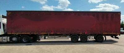 Lot 32 - 2012 SDC Rigid Curtainsid Long Semi Trailer