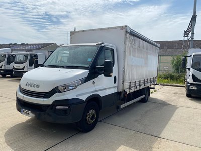 Lot 13 - 2016 (66 Plate) Iveco 70C18 Hi Matic Rigid Curtainside Euro 6