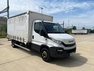 Lot 19 - 2016 (66 Plate) Iveco 70C18 Rigid Curtainside Euro 6