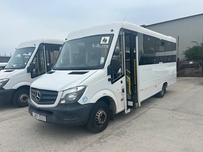 Lot 9 - 2017 Mercedes Sprinter 514 CDI 16 Seat Minibus Euro 6