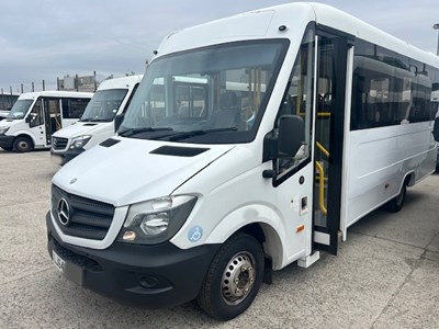 Lot 27 - 2014 (64 Plate) Mercedes Sprinter 513 CDI 16 Seat Minibus Euro 5