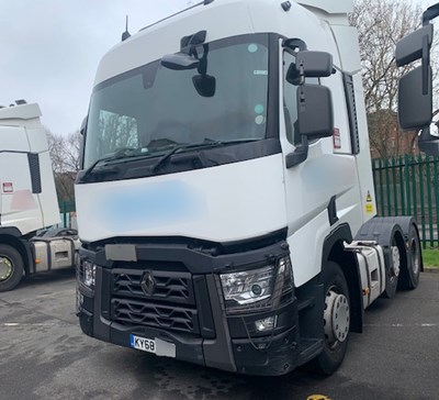 Lot 7 - 2018 (68 Plate) Renault T480 6x2 Tractor Unit Euro 6 NON RUNNER