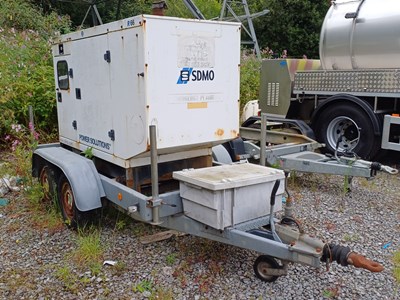 Lot 37 - SDMO Towable 3 Phase Generator
