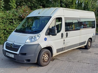 Lot 30 - 2013 Citroen Relay 35 L3H2 HDi 8 Passenger Seat Minibus Euro 5