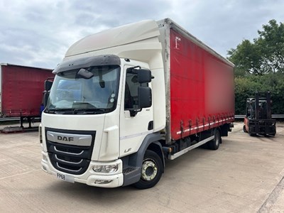 Lot 26 - 2019 (68 Plate) DAF LF 180 FA Rigid Curtainside Euro 6