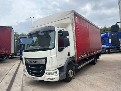 Lot 28 - 2019 (68 Plate) DAF LF 180 FA Rigid Curtainside Euro 6