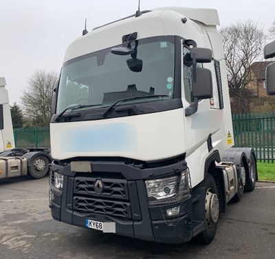 Lot 1 - 2018 (68 Plate) Renault T480 Comfort 6x2 Tractor Unit Euro 6