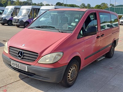 Lot 25 - 2005 (55 Plate) Mercedes Vito 111 CDI Long 8 Seat Minibus Euro 3