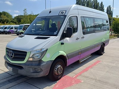 Lot 13 - 2017 Mercedes Sprinter 514CDI 14 Seat Minibus Euro 6