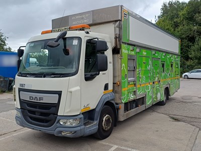 Lot 14 - 2017 (67 Plate) DAF LF 180 FA 4x2 Recycling Collection Vehicle Euro 6