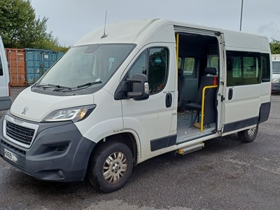 Lot 17 - 2019 (69 plate) Peugeot Boxer 335 L3H2 14 Seater Minibus Euro 6