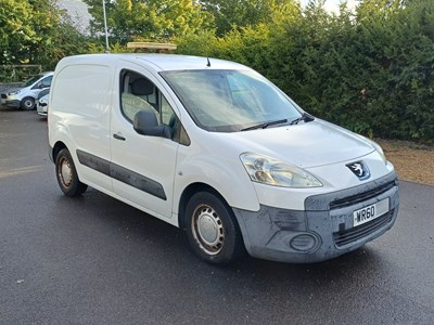 Lot 26 - 2010 (60 Plate) Peugeot Partner 625 S HDi 75 Panel Van Euro 4