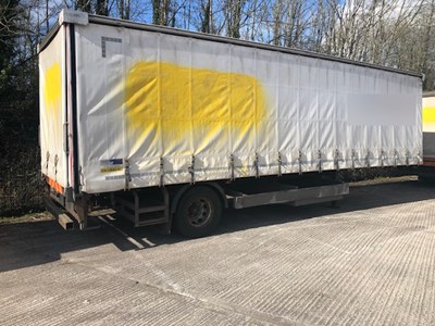 Lot 56 - 2012 Don-Bur UB18AW Single Axle Curtainside Trailer