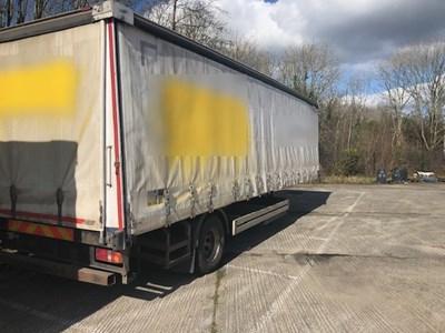 Lot 57 - 2012 Don-Bur UB18AW Single Axle Curtainside Trailer