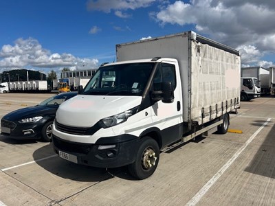 Lot 8 - 2016 (66 Plate) Iveco Daily Curtainside 70C-180 Hi Matic Euro 6