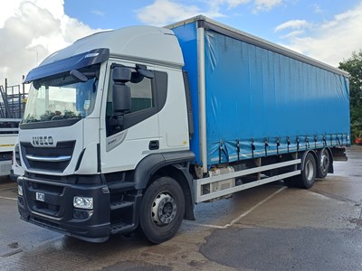 Lot 2 - 2018 Iveco Stralis 330 Rigid Curtainside Euro 6